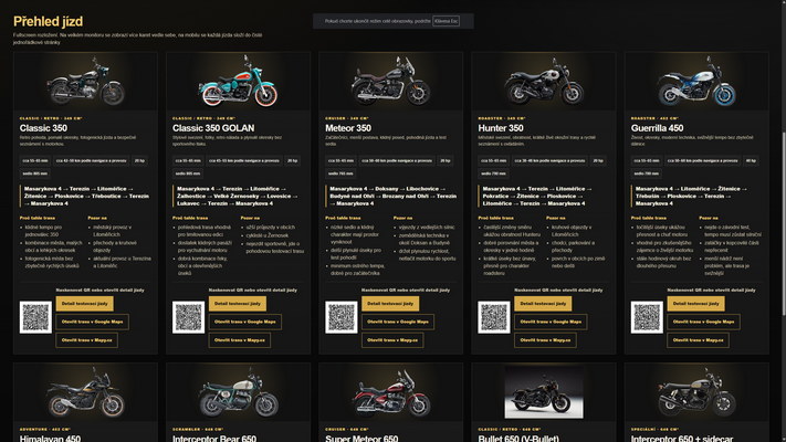 Použité motorky