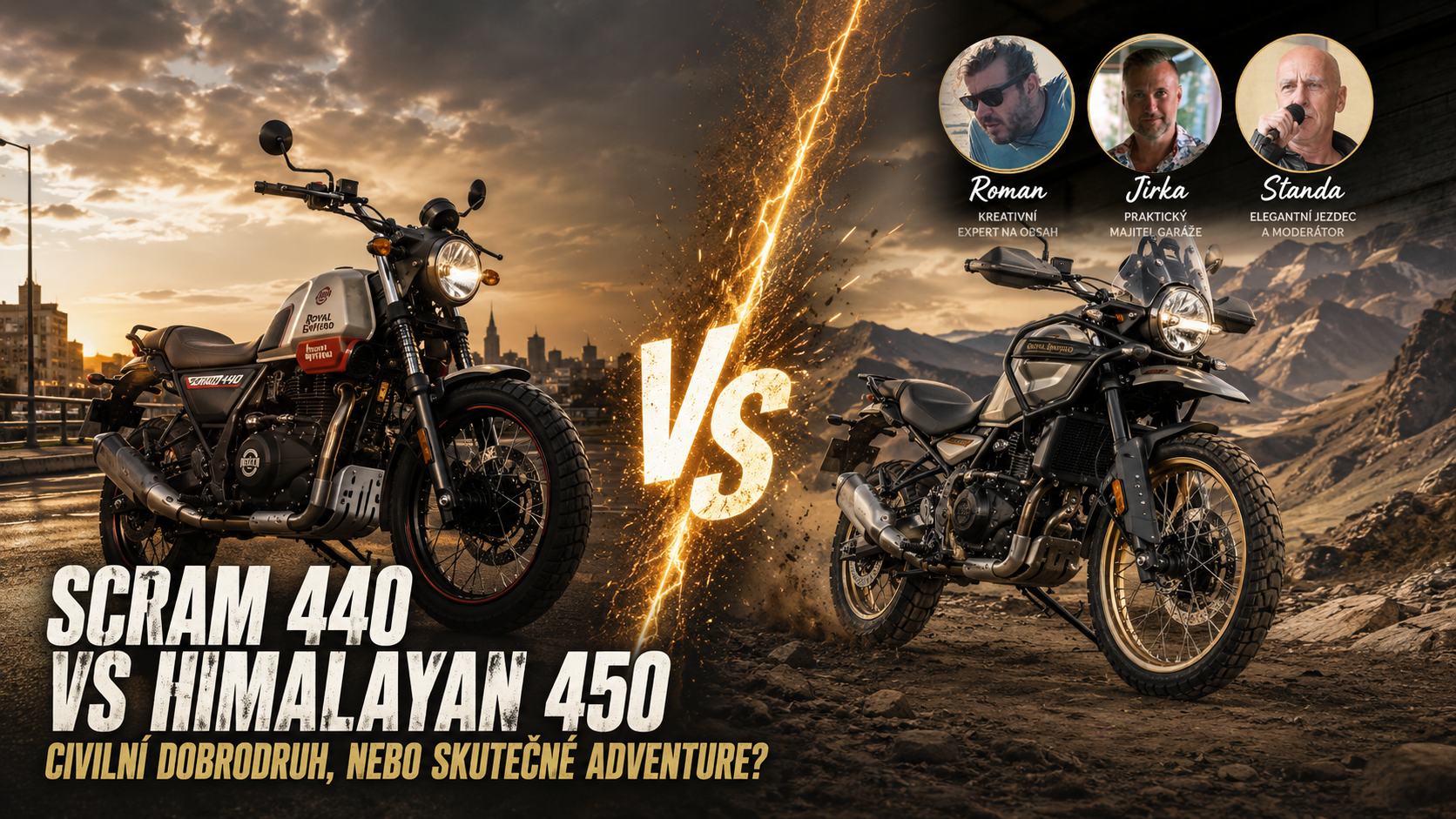 Scram 440 vs Himalayan 450: civilní dobrodruh, nebo skutečné adventure?